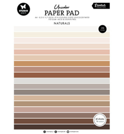 SL-ES-UPP299 - Unicolor Paper Pad Naturels Tones Essentials nr.299 ( 36 sheets / A4)