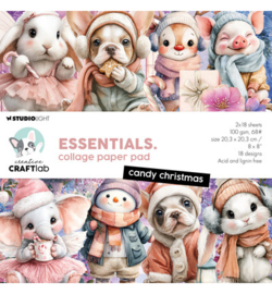 CCL-ES-CPP497 - CCL Collagepapierblok – Candy Christmas Essentie als n r. 497