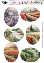 Scenery Push out - Berries Beauties - On the Fields - Oval BBSC10025