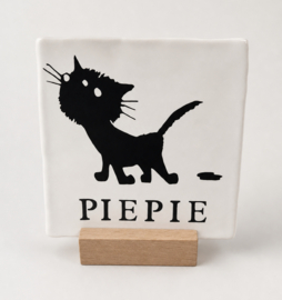 Tegeltje : Piepie
