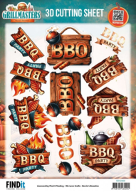 3D Cutting Sheet - Berries Beauties - Grillmasters - Backyard Feast CD12466