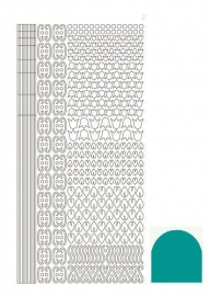 STDM12I Hobbydots sticker - Mirror Emerald