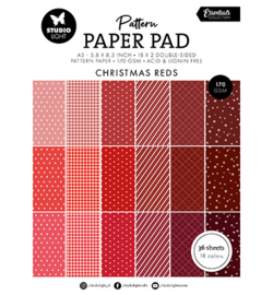 SL-ES-PPP207 - Paper Pad Christmas reds Essentials nr.207