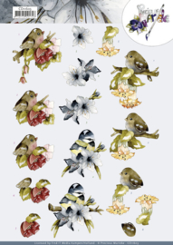 3D Cutting Sheet - Precious Marieke - Birds  CD11603
