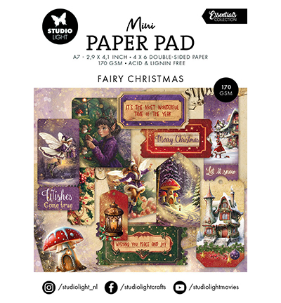 SL-ES-DPP324 - Mini Paper Pad Fairy Christmas Essentials nr.324