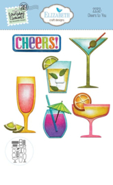Elizabeth Craft Design - Sunny Days Coll. - Dies - Cheers to You 2232
