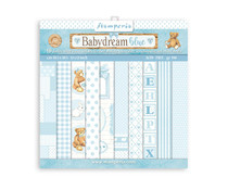 Stamperia Babydream Blue 8x8 Inch Paper Pack (SBBS56)