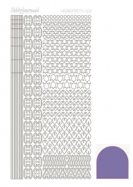 Hobbydots sticker 12 - Mirror - Purple