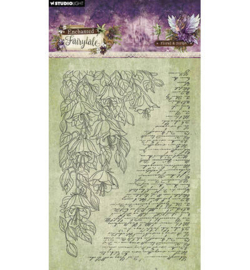 SL-EF-STAMP940 - Floral & Script Enchanted Fairytale nr. 940