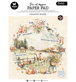 SL-ES-DCPP310 - Die-cut Paper Pad Country roads Essentials nr.310