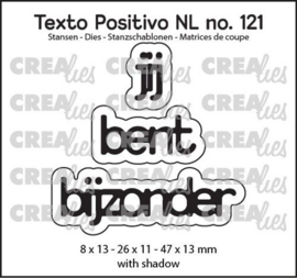 Crealies Texto Positivo jij bent bijzonder - NL (H) POSNL121 8x13 - 26x11 - 47x13mm