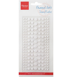 PL4520 - Enamel dots, Snowflakes