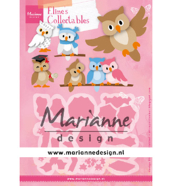 COL1475 - Eline's Owl 14 pcs, 112.5 x 85 mm