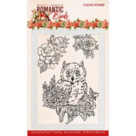 Clear Stamps - Berries Beauties - Romantic Birds - Owl BBCS10008