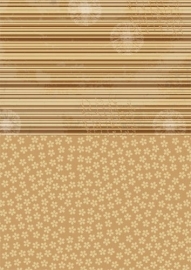 NEVA005 background sheets A4 brown flowers