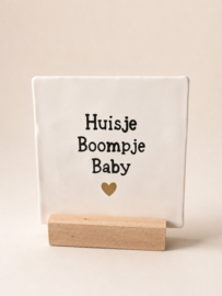 Tegeltje: Huisje Boompje Baby