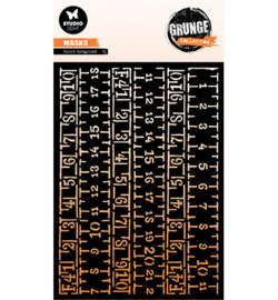 SL-GR-MASK335 - Background Grunge Collection nr.335 (1pc / 150x210mm)