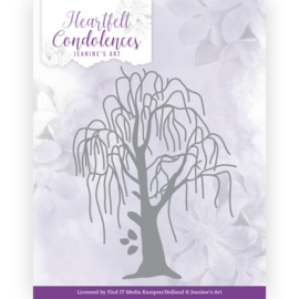 Dies - Amy Design - Jeanine's Art - Heartfelt Condolences - Weeping Willow  JAD10154