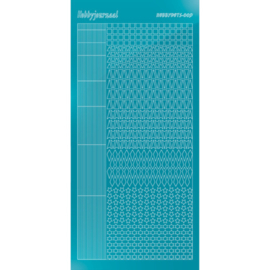 Hobbydots sticker 09 - Mirror Azure Blue