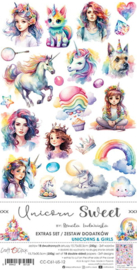 Craft O Clock Extras Set Unicorn Sweet 15x30 cm Unicorns & Girls CC-C61-US-12