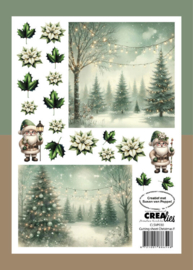 Knipvel Kerst F Crealies CLSVP030