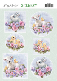 Spring Animals Push Out Scenery by Amy Design CDS10021