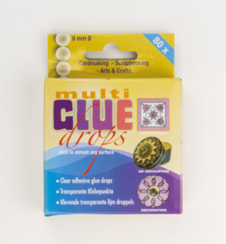 3.3158 - Multi Glue drops  80pcs / 8mm