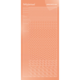 Hobbydots sticker - Mirror - Salmon  STDM14K