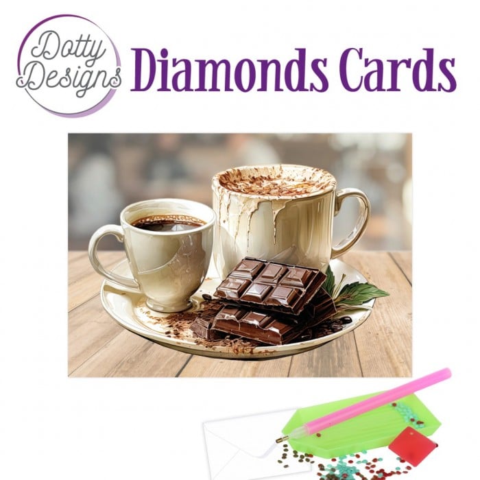 Dotty Designs Diamond Cards - Coffee Moments 2  DDDC1194