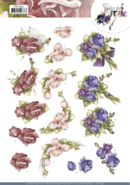3D Cutting Sheet - Precious Marieke - Garden Flowers CD11640