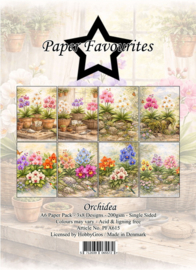 Paper Favourites A6 Orchidea PFA615