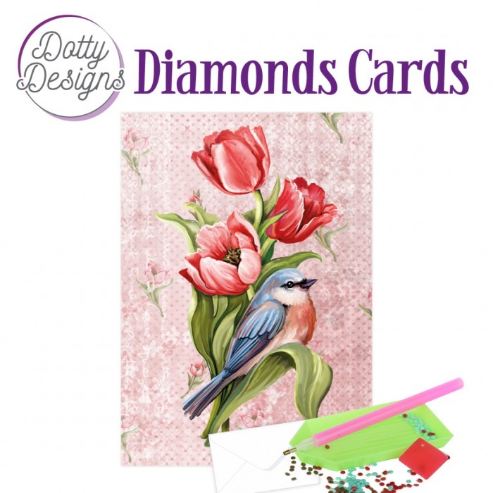 Dotty Designs Diamond Cards - Tulip Dreams 2  DDDC1196