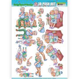 3D Pushout - Yvonne Creations - Funky Nanna's - With the Grandchilds  SB10322