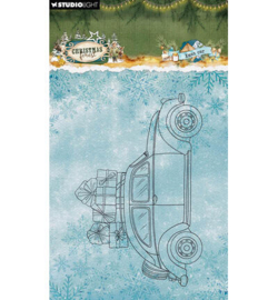 SL-CF-STAMP952 - StudioLight Clear Stamps – Xmas Car Christmas Forest nr. 952