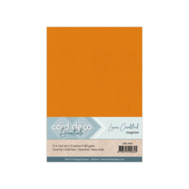 Linen Cardstock - A5 - Tangerine 66