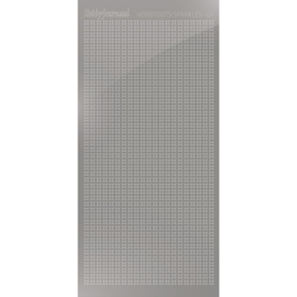 Hobbydots sticker Sparkles 01 Mirror Silver   HSPM018