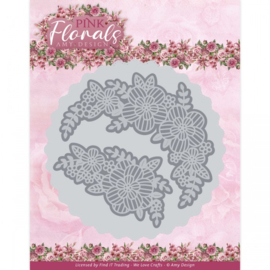 Dies - Amy Design - Pink Florals - Big Floral Circle ADD10310