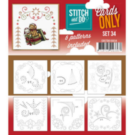 Cards only stitch 34