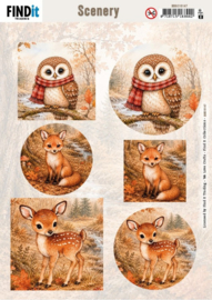 Scenery Push out - Find It Collection - Autumn Charm BBSC10147
