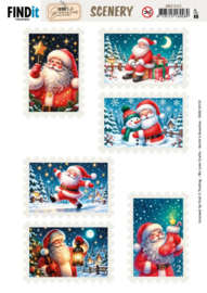 Berrie's Beauties - Scenery - Christmas Stamps 3 BBSC10152