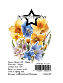 Paper Favourites Die-Cuts Spring Flowers 3