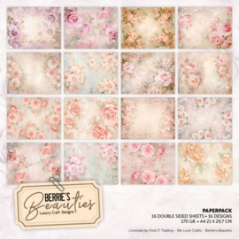 Paperpack - Berries Beauties - Shabby Roses - A4 BBPPA410014