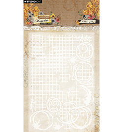 HE-SB-EMB30 - Coffee Grid Sweet Bee Memories nr.30