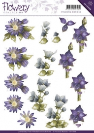 CD10669 3D Knipvel - Precious Marieke - Flowery - Mixed flowers