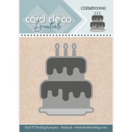 Card Deco Essentials - Mini Dies - 42 - Cake  CDEMIN10042