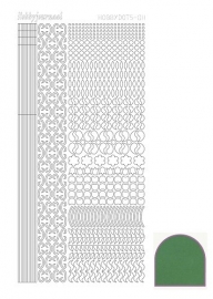 STDM112 Hobbydots sticker - Mirror - Green