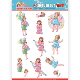 3D Pushout - Yvonne Creations - Bubbly Girls - Party - Party Time  SB10441