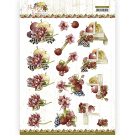 3D Cutting Sheet - Precious Marieke - Flowers and Fruits - Flowers and Apples  CD11721