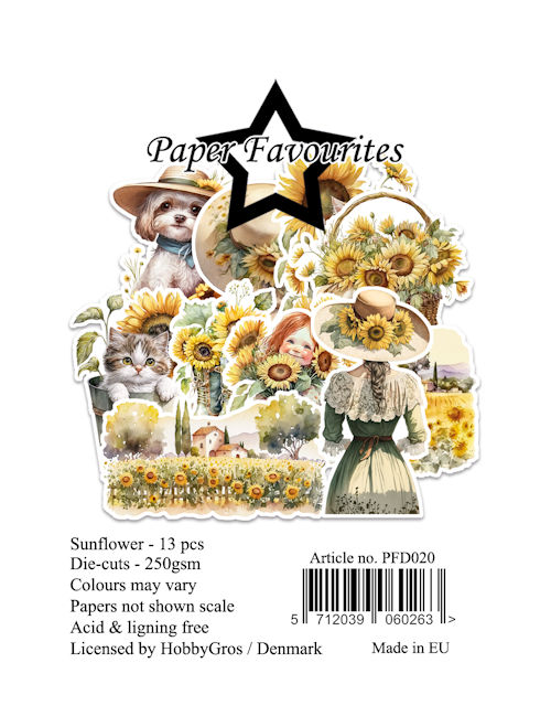 Paper Favourites Die-Cuts Sunflower  PFD020