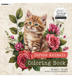 JMA-ES-CB19 - Jenine's Mindful Art Kleurboek – Serene Animals Essentials nr. 19